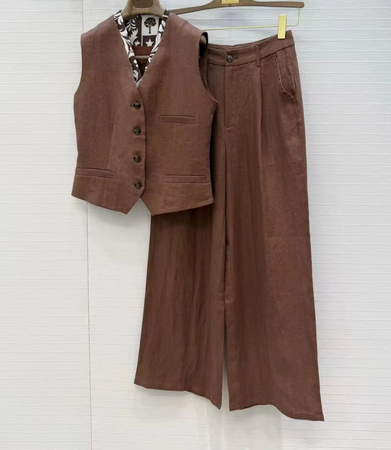 Элегантный комплект от Old Man – обзор и цена Linen Pant Wide