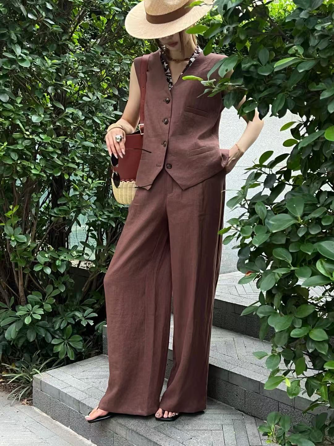 Элегантный комплект от Old Man – обзор и цена Linen Pant Wide