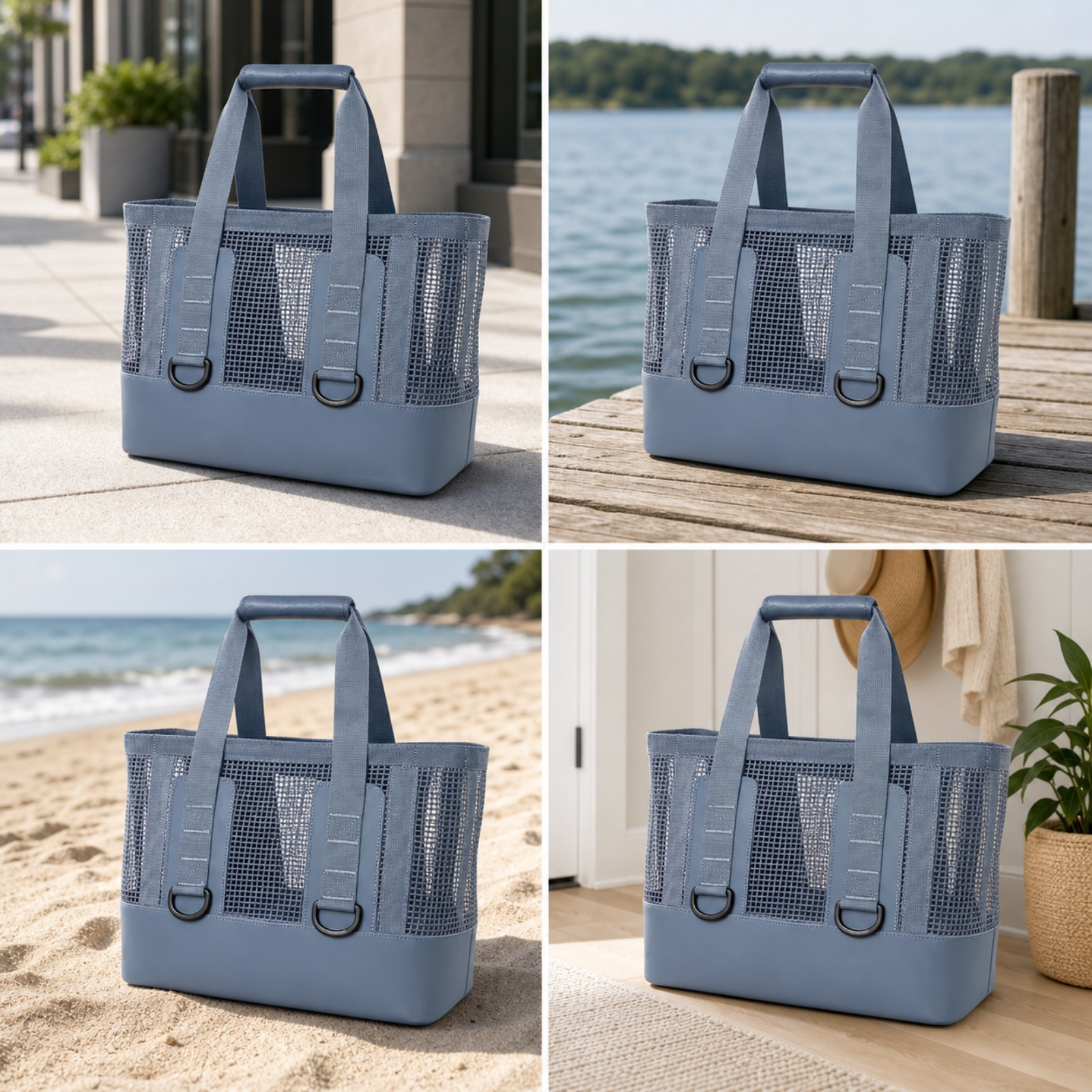 Сетчатая сумка-тоут для быстро – обзор и цена Tote Bag Beach
