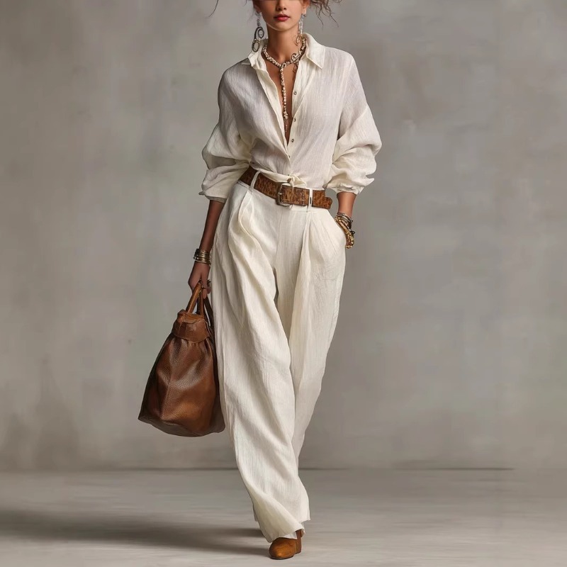 Весенне-летний элегантный комп – обзор и цена Linen Pant Wide