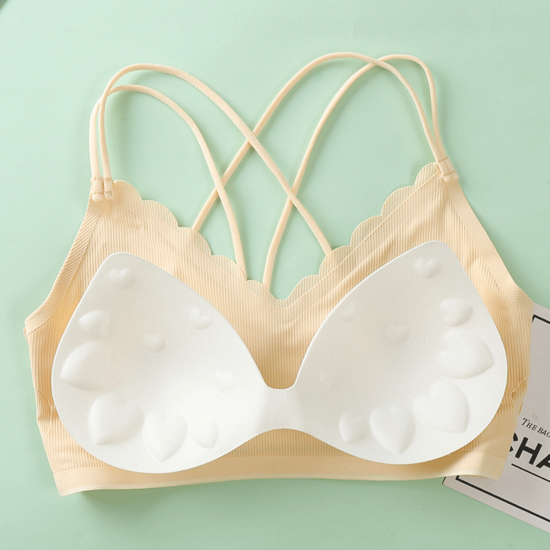 Женский бесшовный бюстгальтер  – обзор и цена Bralette Triangle Set