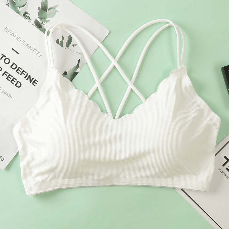 Женский бесшовный бюстгальтер  – обзор и цена Bralette Triangle Set