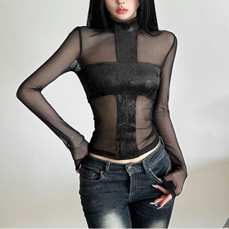Сетчатый боди в американском с – обзор и цена Blouse Off Shoulder