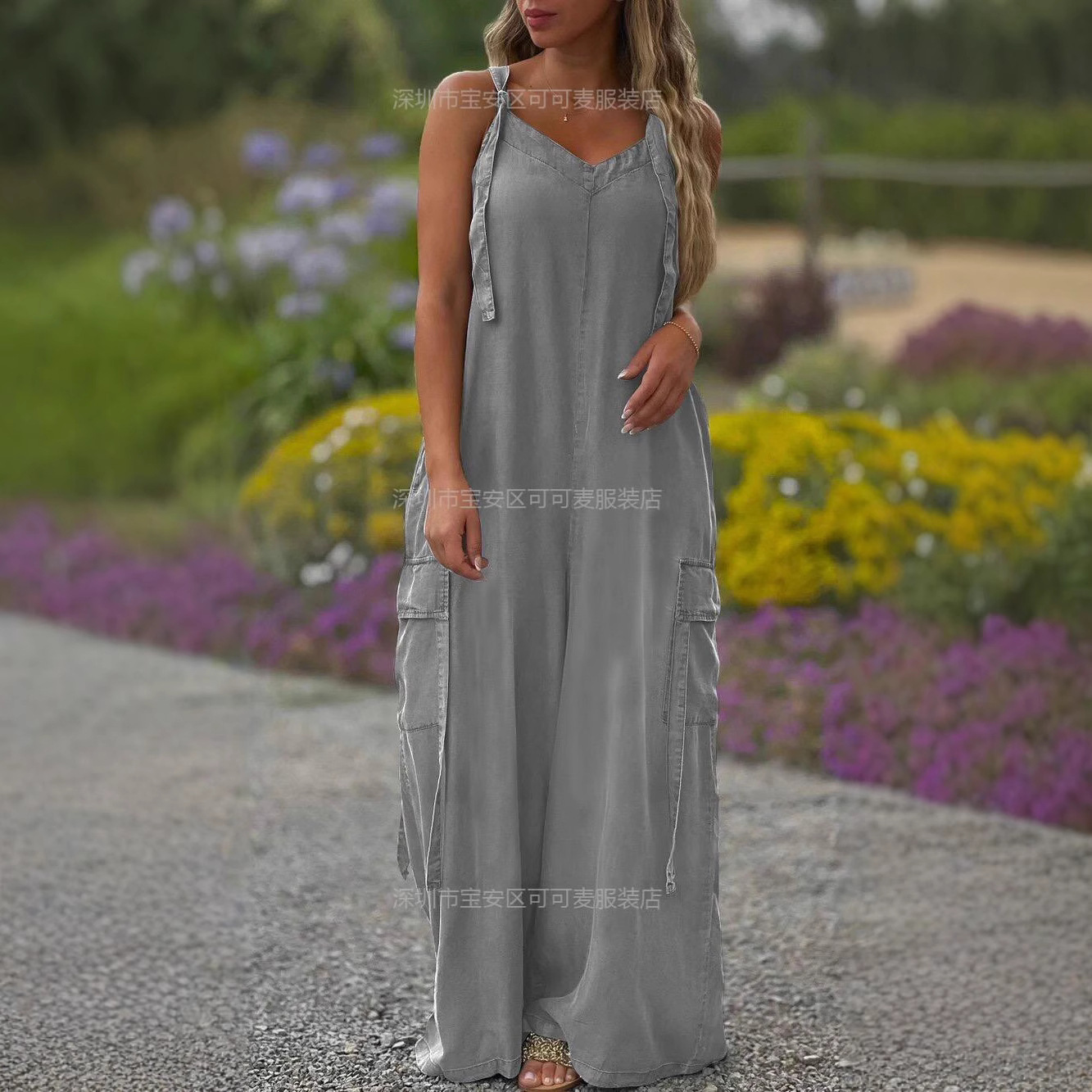 Свободный летний комбинезон, п – обзор и цена Jumpsuit Linen Relaxed