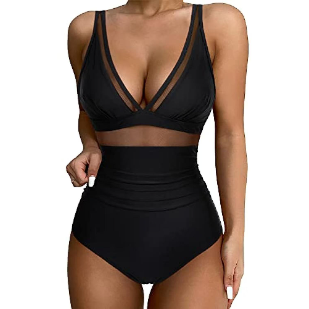 Женский слитный купальник с гл – обзор и цена Swimsuit Bikini Ruched