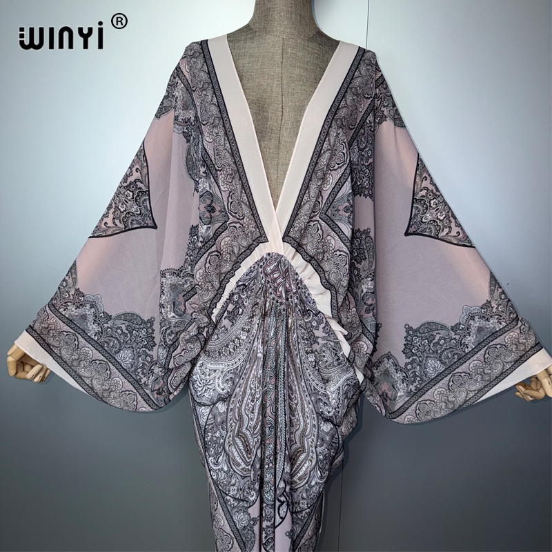 WINYI Сексуальное платье с V-о – обзор и цена Cover Up Kaftan