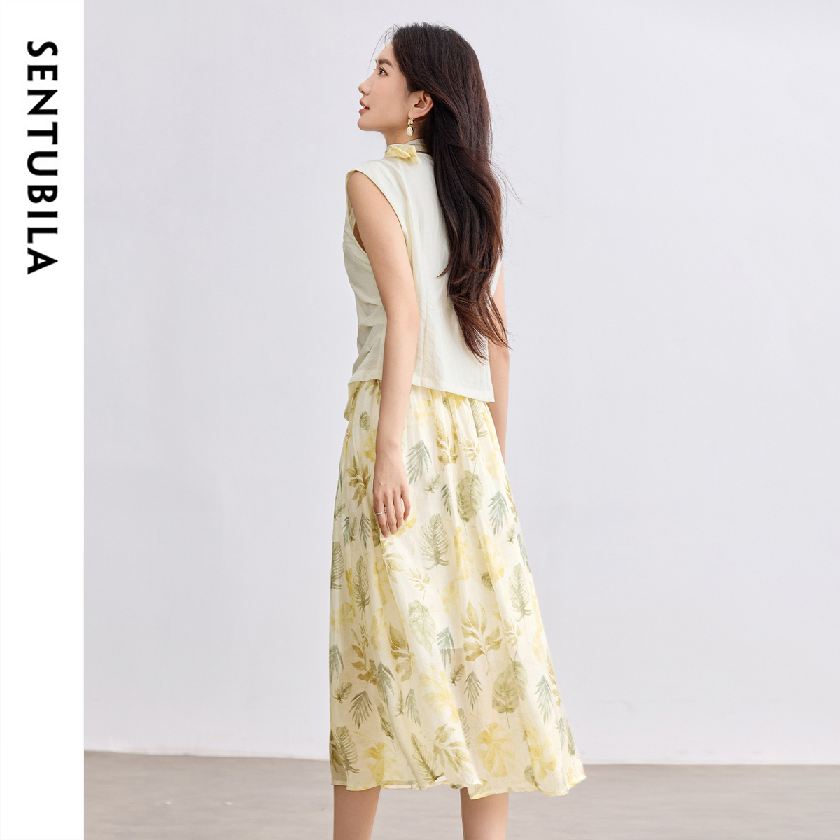 SENTUBILA Элегантная юбка Праз – обзор и цена Midi Skirt Floral