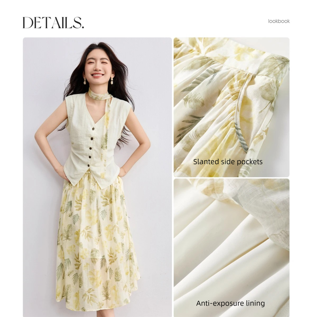 SENTUBILA Элегантная юбка Праз – обзор и цена Midi Skirt Floral