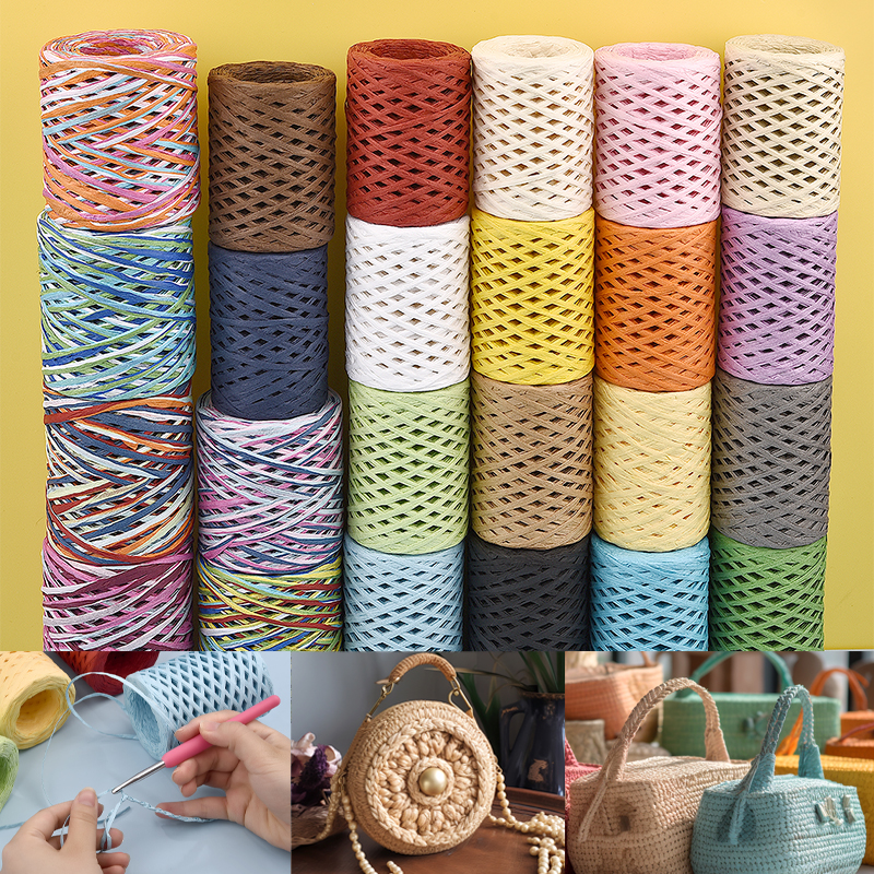100 м натуральная соломенная п – обзор и цена Crochet Bag Raffia