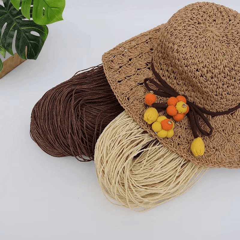 200 г 2-слойная хлопковая пряж – обзор и цена Crochet Bag Raffia