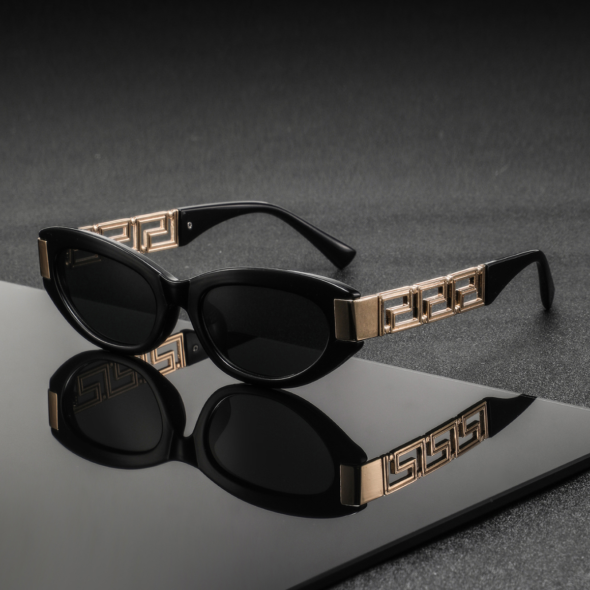1 пара женских пластиковых очк – обзор и цена Sunglasses Cat Eye