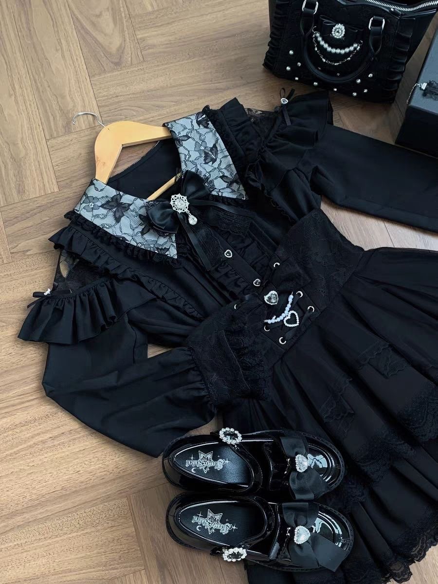 Комплект в стиле Харадзюку: ми – обзор и цена Blouse Off Shoulder