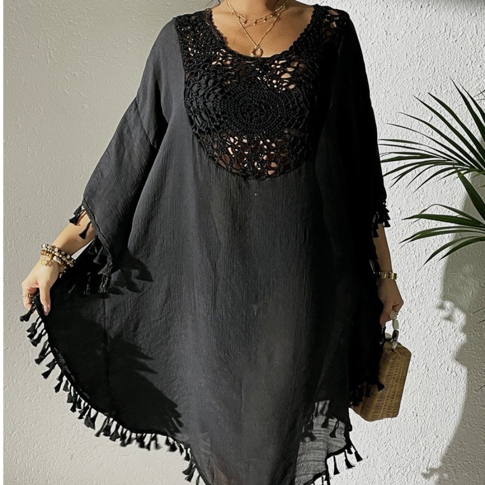 Пляжное платье-накидка с квадр – обзор и цена Cover Up Kaftan