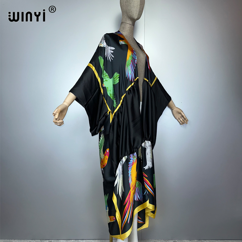 WINYI кимоно в стиле бохо макс – обзор и цена Cover Up Kaftan