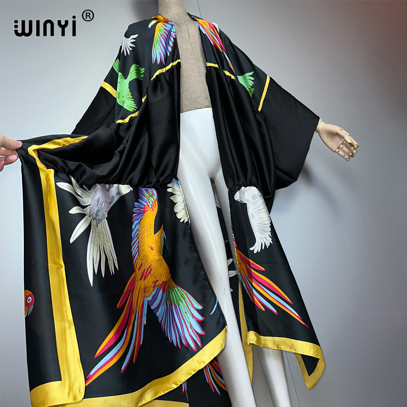 WINYI кимоно в стиле бохо макс – обзор и цена Cover Up Kaftan