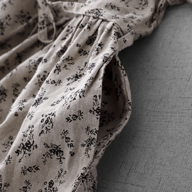Летнее хлопково-льняное платье – обзор и цена Midi Skirt Floral