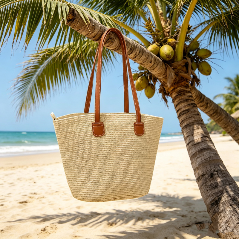 CLAREGQI Женская однотонная со – обзор и цена Tote Bag Beach