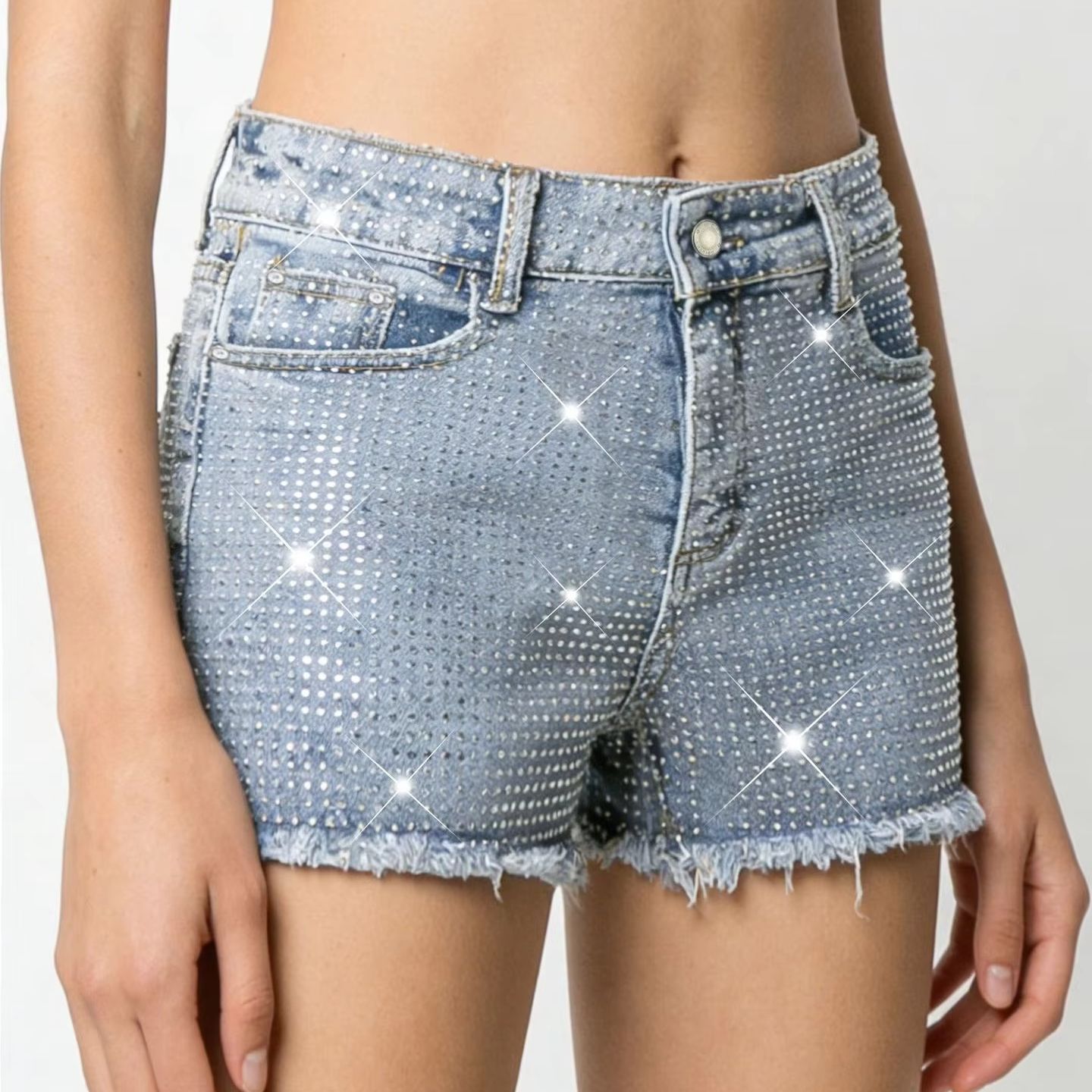 Новые женские джинсовые шорты  – обзор и цена Shorts Denim Frayed