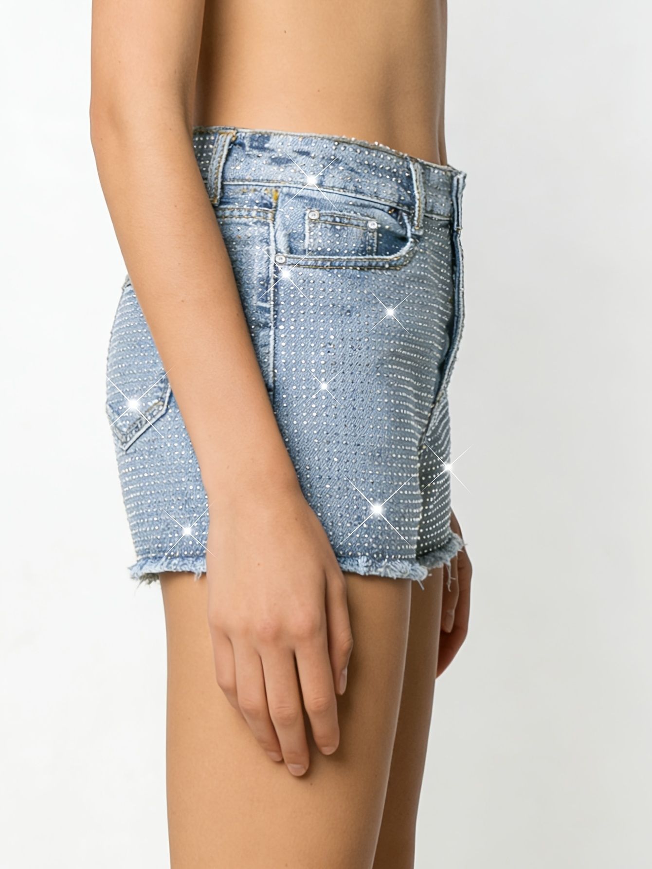 Новые женские джинсовые шорты  – обзор и цена Shorts Denim Frayed