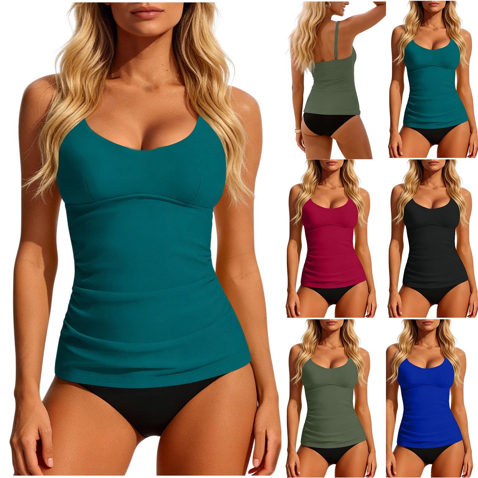 Женский раздельный купальник-т – обзор и цена Swimsuit Bikini Ruched