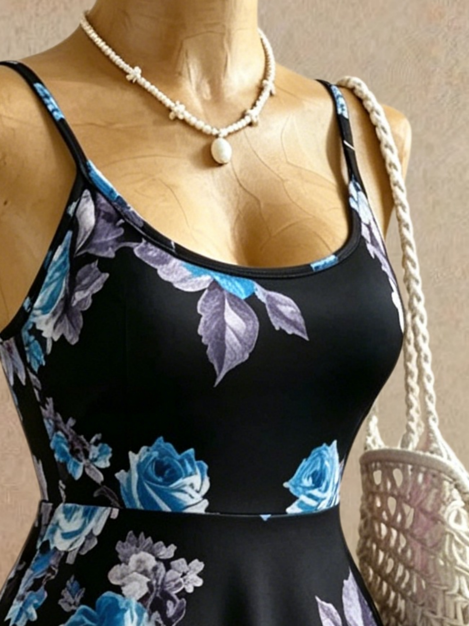 Женское мини-платье больших ра – обзор и цена Romper Floral Print