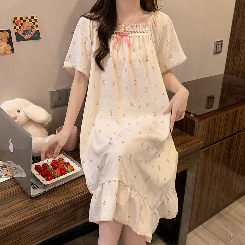 Ночная рубашка в стиле принцес – обзор и цена Romper Floral Print
