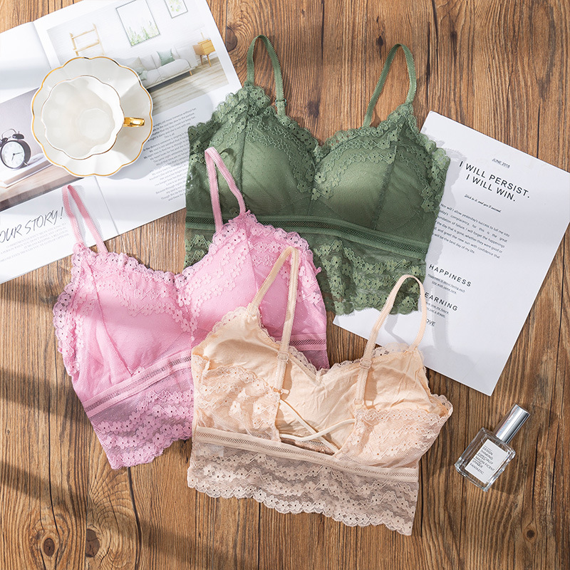 Бюстгальтер кружевной бесшовны – обзор и цена Bralette Triangle Set