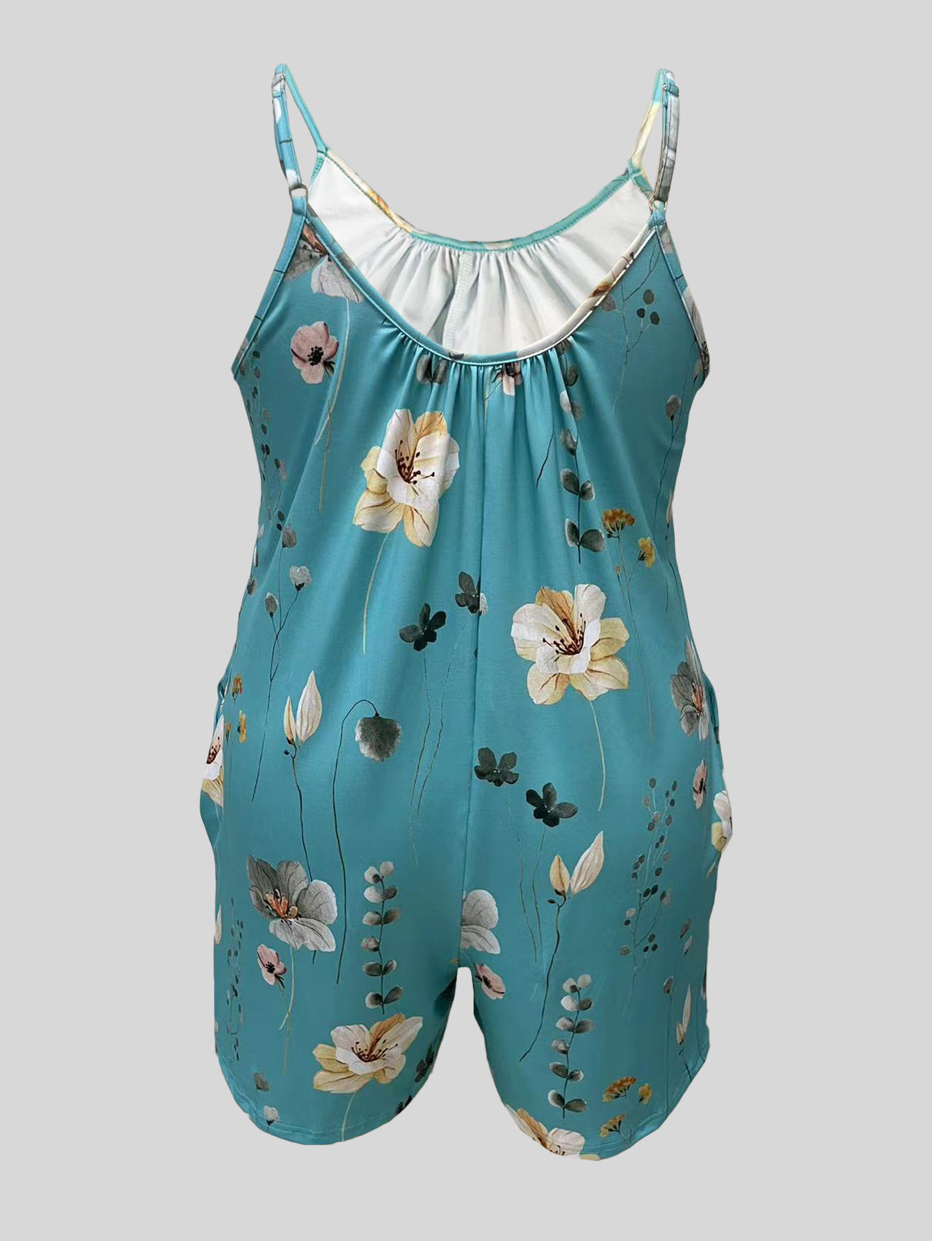 Комбинезон на бретельках с при – обзор и цена Romper Floral Print