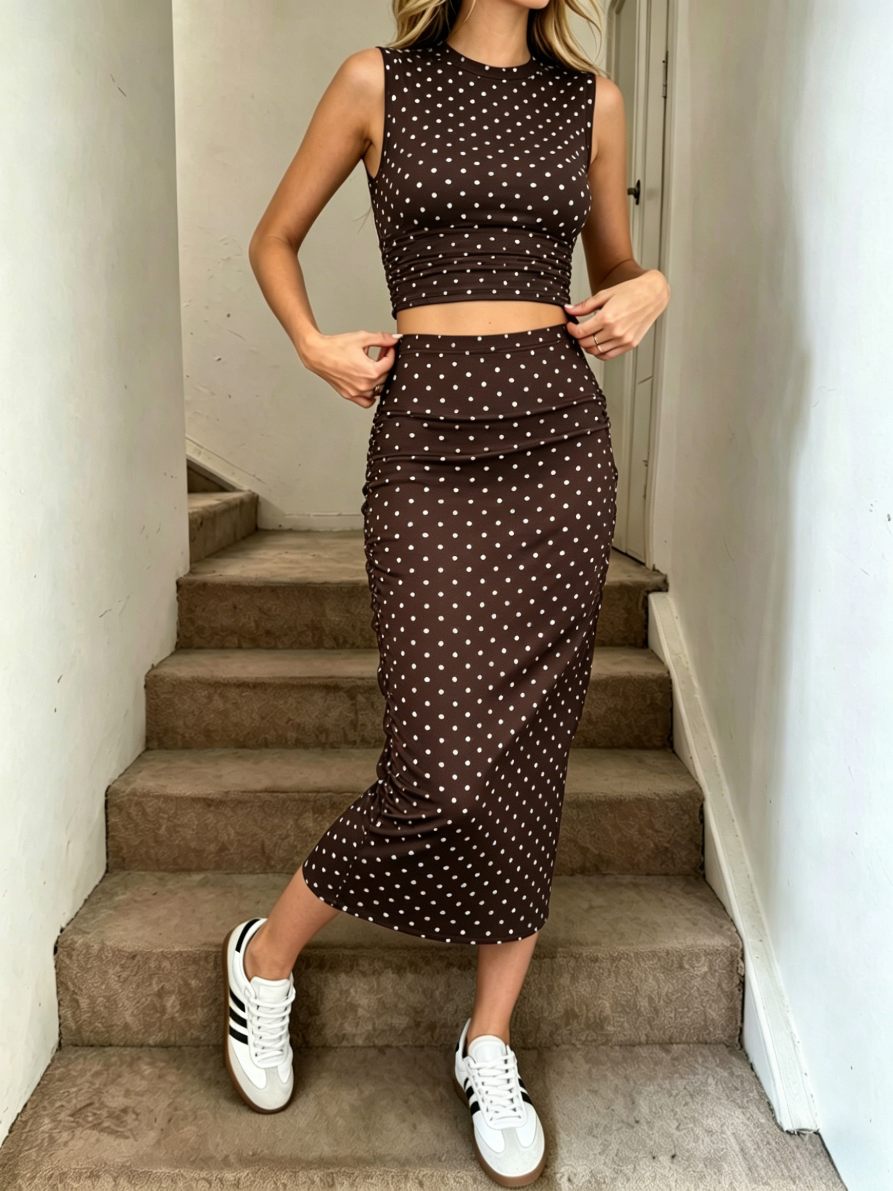Женский комплект из 2 предмето – обзор и цена Crop Top Crochet
