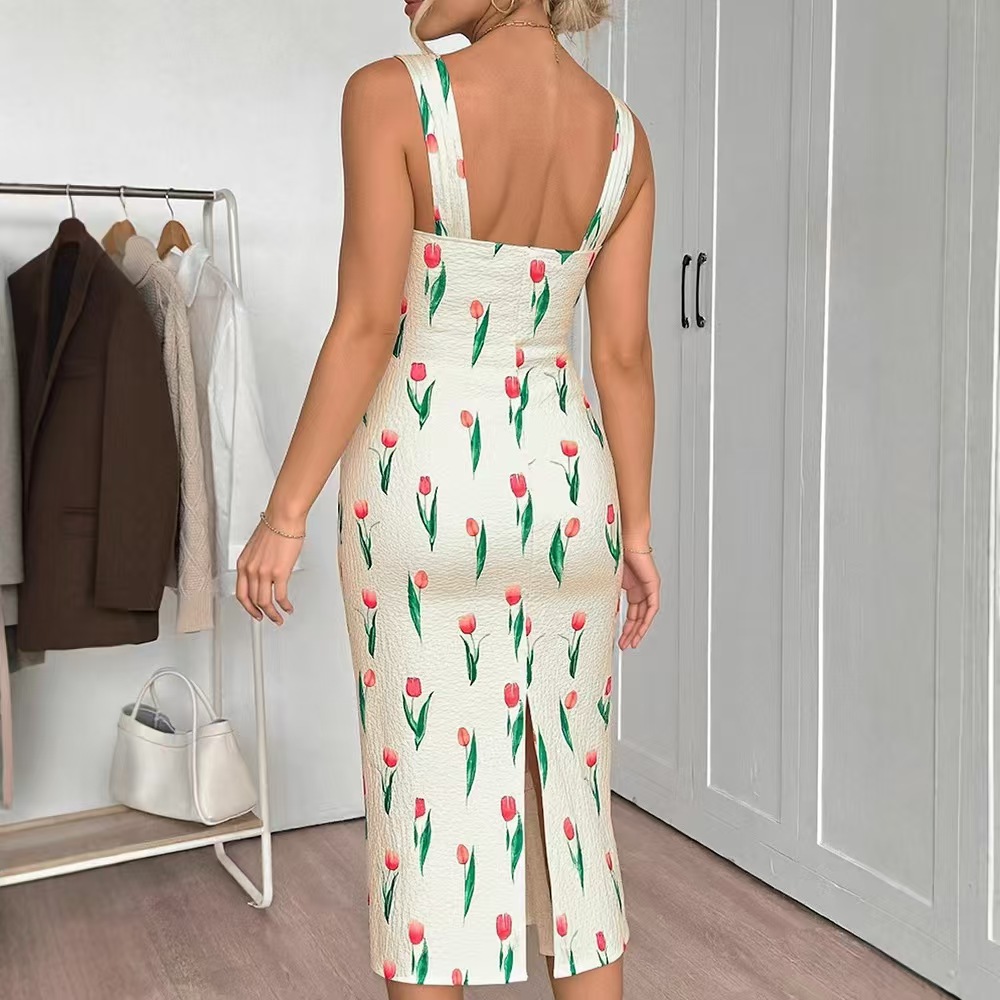 Модное платье-кроп с цветочным – обзор и цена Midi Skirt Floral