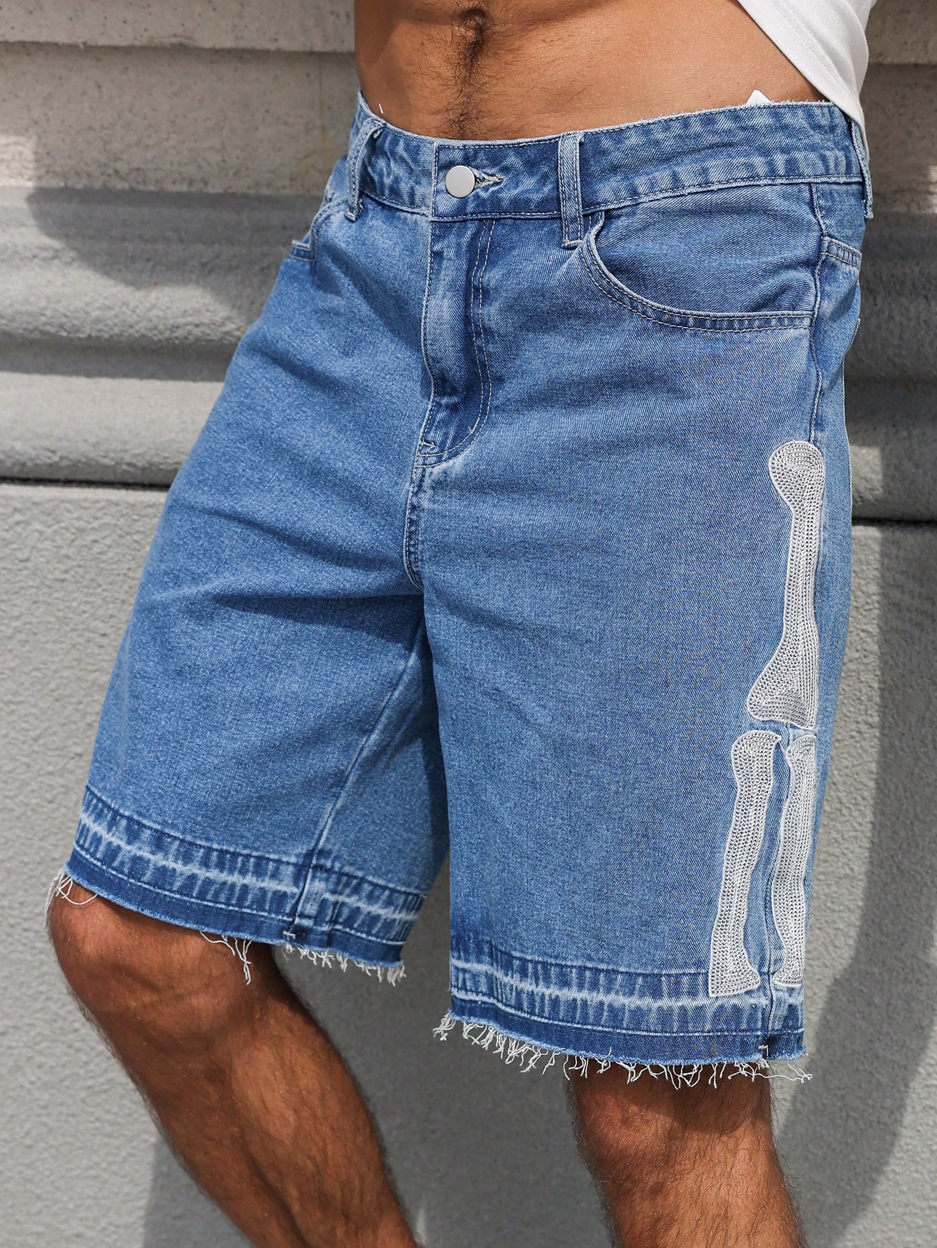 Мужские джинсовые шорты с выши – обзор и цена Shorts Denim Frayed