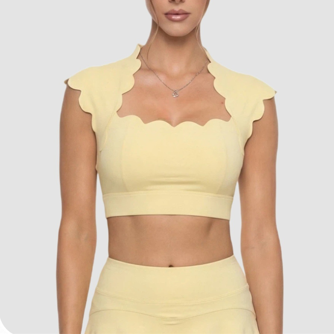 Женский спортивный топ-бра Pad – обзор и цена Crop Top Crochet