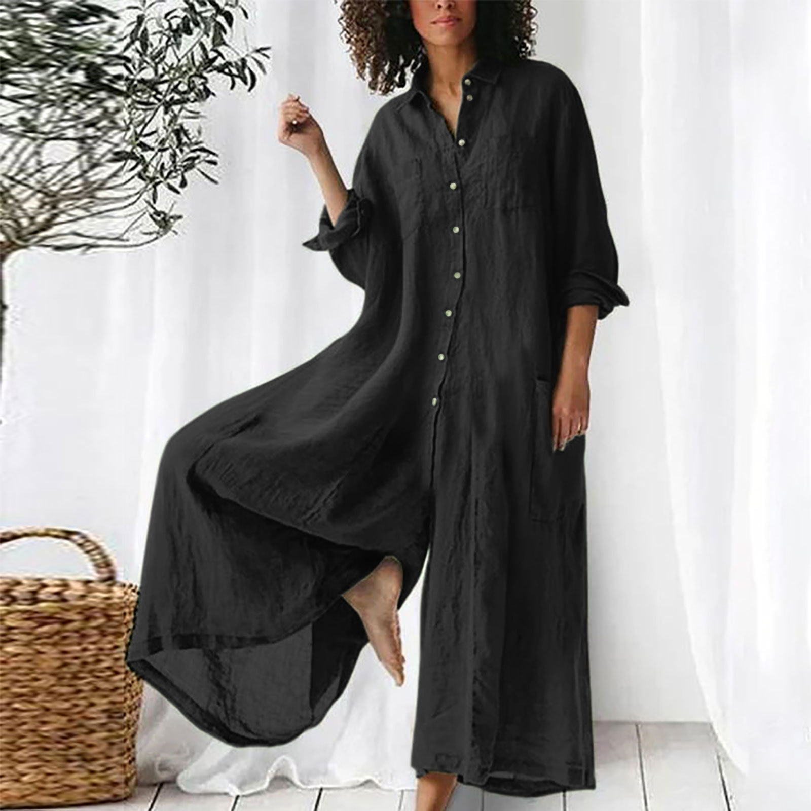 Женский комбинезон на каждый д – обзор и цена Jumpsuit Linen Relaxed