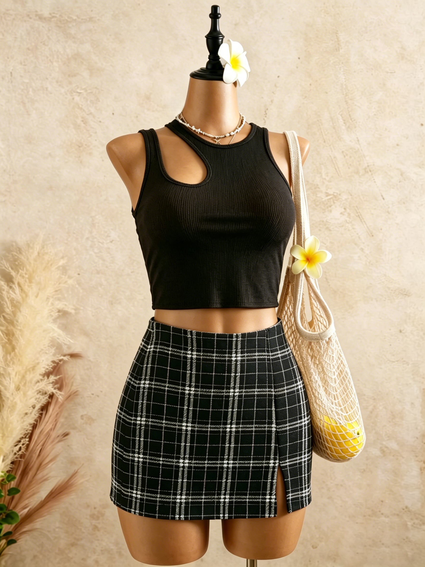 Комплект из 2 предметов: женск – обзор и цена Crop Top Crochet