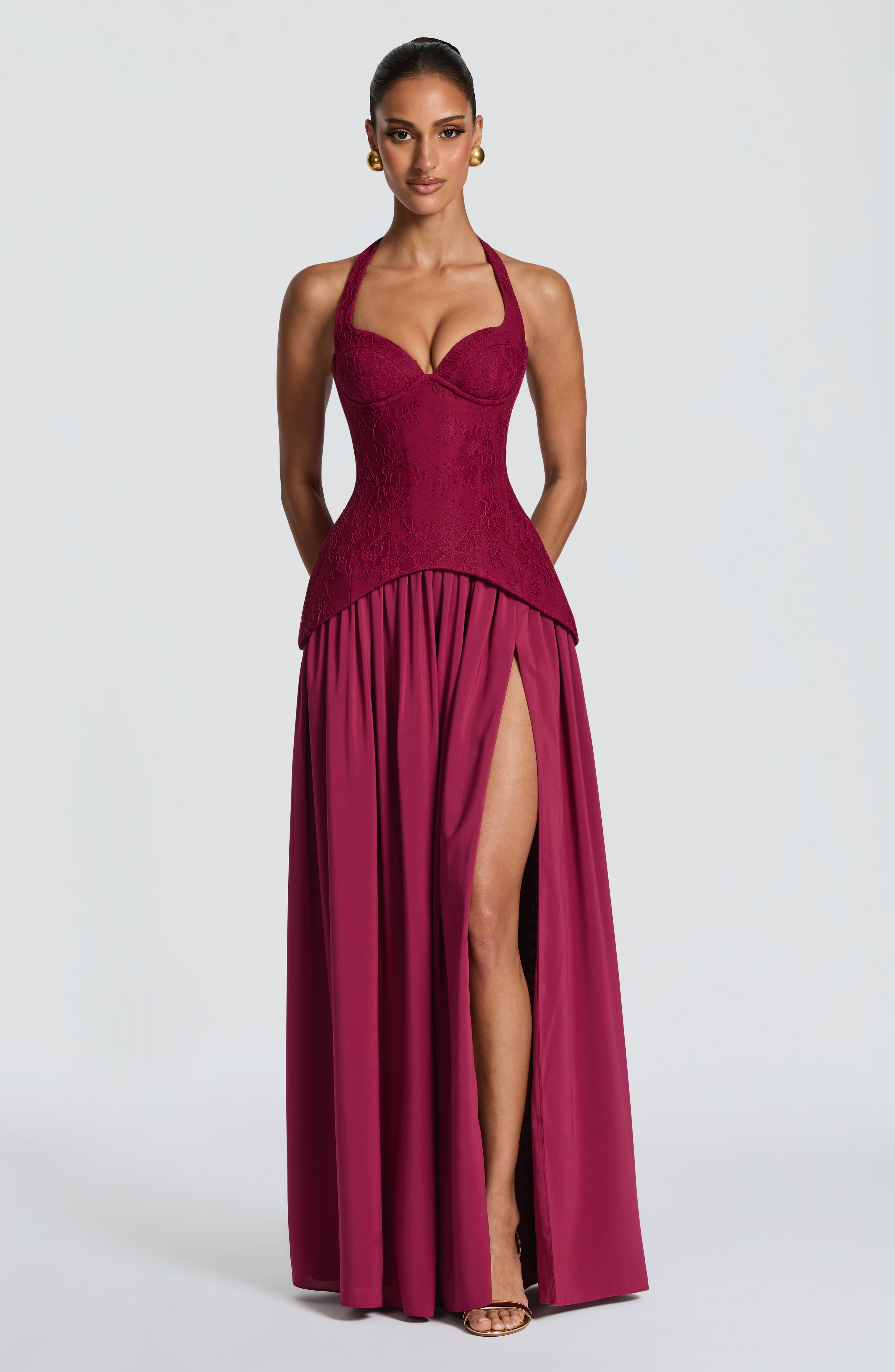 Вечернее платье макси без спин – обзор и цена Maxi Dress Halter