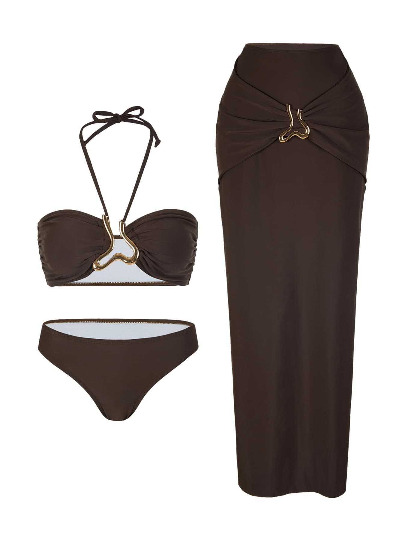 Женский комплект танкини без р – обзор и цена Swimsuit Bikini Ruched