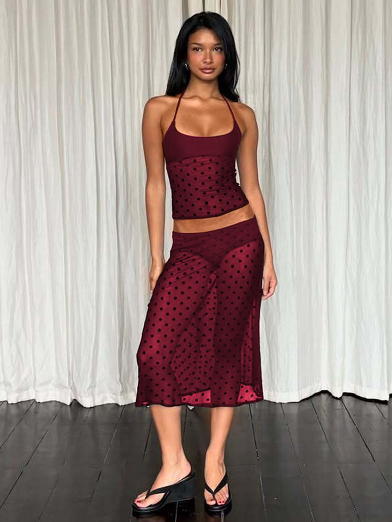 Модный комплект Hugcitar из 2  – обзор и цена Crop Top Crochet