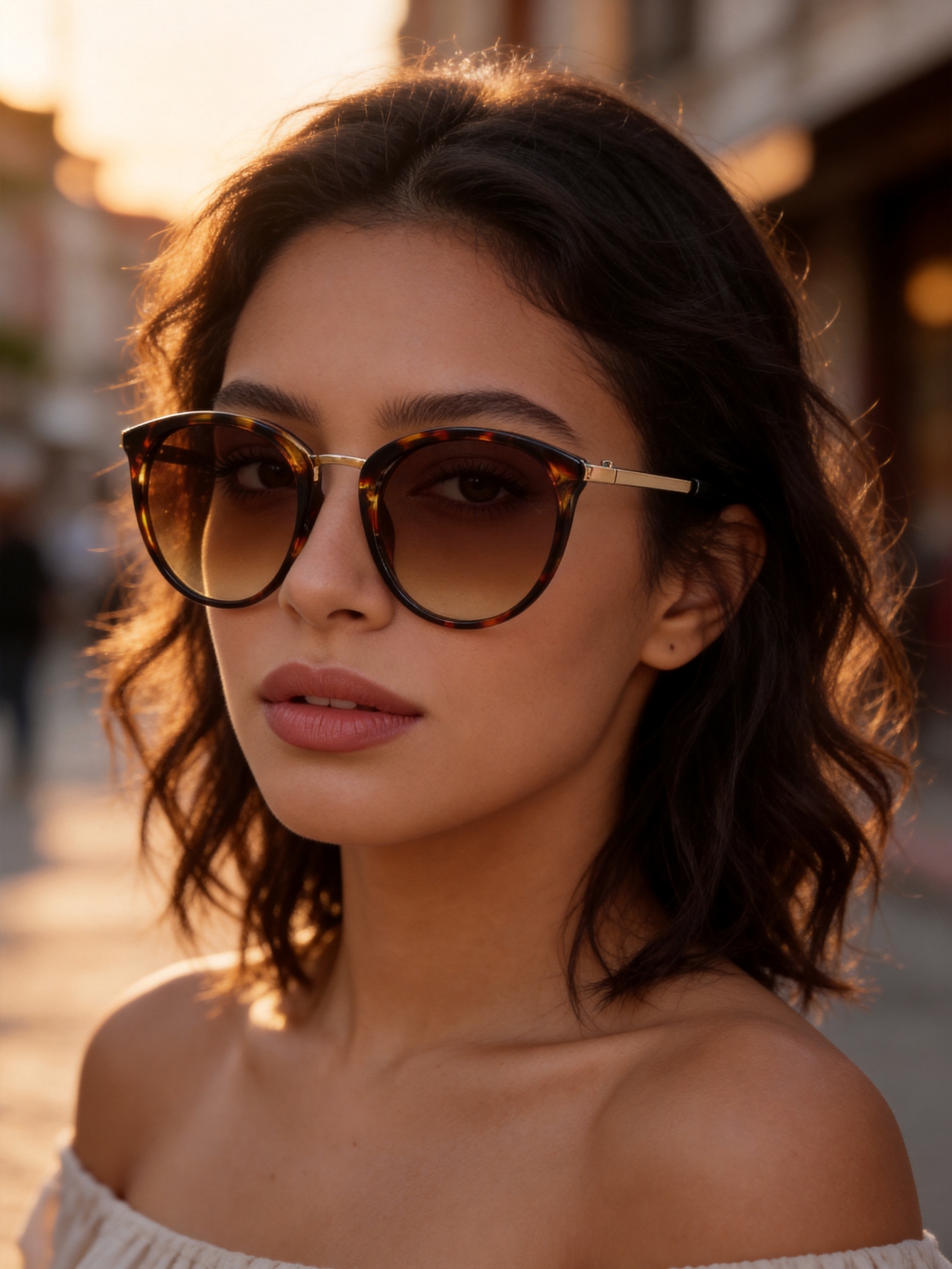 Женские круглые очки в стиле р – обзор и цена Sunglasses Cat Eye