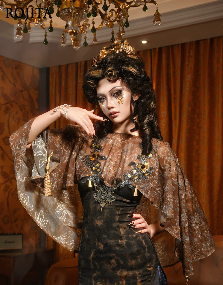 Коричневое кимоно-накидка с цв – обзор и цена Kimono Sheer Floral
