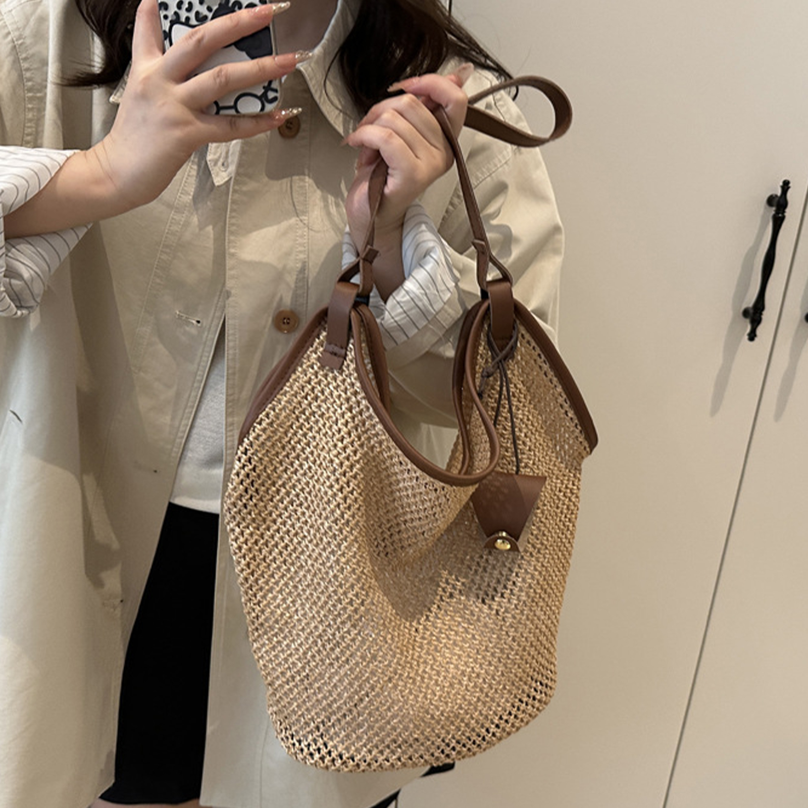 Плетеная соломенная пляжная су – обзор и цена Tote Bag Beach