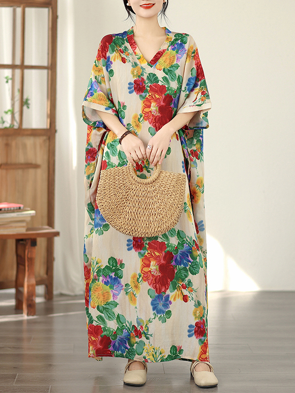 Летнее женское платье в цветоч – обзор и цена Linen Dress Wrap
